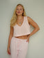 Santorini Top - Blush Pink